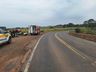 Queda de motociclista na SC-163 em Descanso deixa caroneira ferida