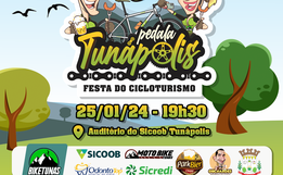 Lançamento do 6º Pedala Tunápolis será nesta quinta-feira