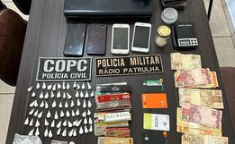 Polícia Militar cumpre mandados de prisão contra o tráfico de drogas em Palma Sola