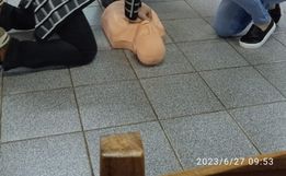 Equipe da saúde passa por treinamento de primeiros socorros