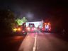 Colisão entre carreta e caminhão na BR-282 deixa um ferido grave