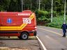 Jovem perde controle e capota carro entre SMO e Bandeirante