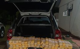 PM apreende 391 quilos de maconha e prende dois "batedores" em Palma Sola