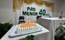 Pró Menor comemora 40 anos com missa de ação de graças
