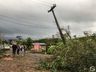 Confira algumas imagens após passagem de tornado em Descanso