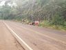 Mulher sofre ferimentos leves em saída de pista na SC 163 em Itapiranga