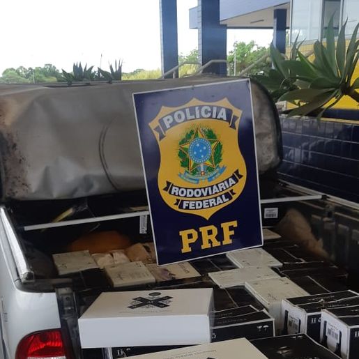 PRF apreende 40 caixas de vinho argentino na BR-163