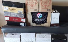Polícia apreende R$ 14 mil em vinhos e azeite de oliva contrabandeados na BR-158, em Cunha Porã