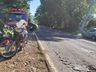 Mulher e adolescente ficam feridos em colisão de moto e bicicleta na SC 163