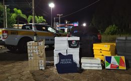 Polícia apreende R$ 100 mil em vinho na SC-161; motorista fugiu