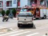 Acidente deixa motociclista ferido no centro de São Miguel do Oeste