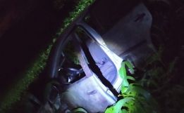 Saída de pista deixa um morto e quatro feridos 