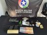 Polícia Militar prende dois homens por tráfico de drogas em Descanso