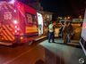 Motociclista com drogas cai ao tentar fugir da PM e fica ferido em SMOeste 