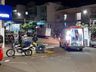 VÍDEO: Colisão no centro deixa homem ferido em São Miguel do Oeste