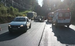 Idosa morre após queda de moto em rodovia em manutenção em Palmitos