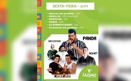 Panda é atração principal da Faismo 2025 nesta sexta-feira