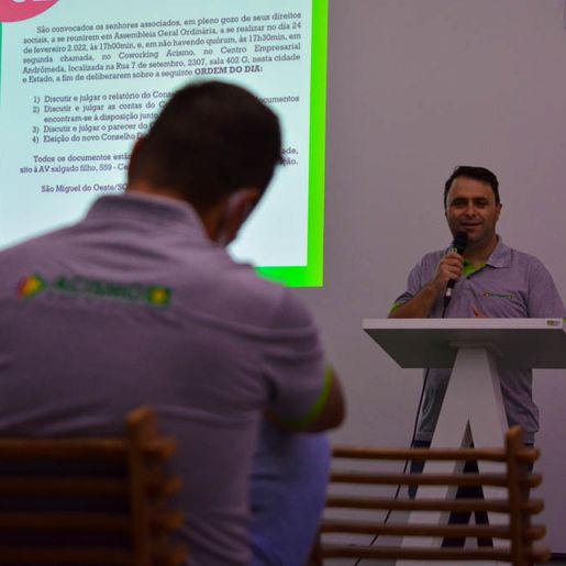 Daniel de Souza é reeleito presidente da Associação Empresarial de SMOeste 