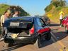 Homem fica ferido em colisão lateral na SC-492 em Barra Bonita