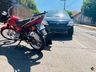 Colisão entre carro e moto deixa homem ferido em Itapiranga