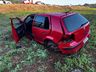 Veículo sai da pista e capota no interior de São Miguel do Oeste 