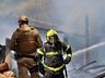 Incêndio destrói galpão em Descanso