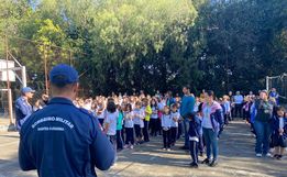 Simulação envolve cerca de 300 alunos em escola de São Lourenço do Oeste