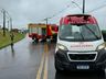 Motorista fica ferido em acidente entre dois caminhões na SC 163