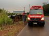 VÍDEO: Veículo sai da pista e capota na SC 492, entre SMO e Bandeirante 