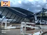 Tempestade Parque de exposições e cobertura de campo de futebol são destruídos