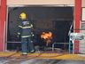 Incêndio de grandes proporções atinge supermercado e residências em SMOeste