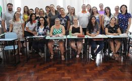 Professores da rede municipal participam de formação pedagógica