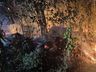 Bombeiros trabalham três horas e meia em incêndio no interior 