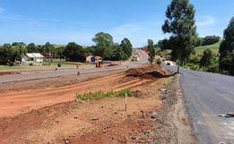 Obras na BR 163 se concentram na divisa de São José do Cedro e Guarujá