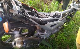 Motociclista fica gravemente ferido em acidente na SC 386