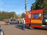 Motociclista fica ferido em colisão com caminhonete no centro de Iporã do Oeste