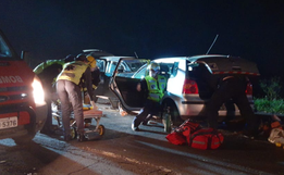 Veículo de SMOeste se envolve em acidente com óbito na BR-282 em Pinhalzinho