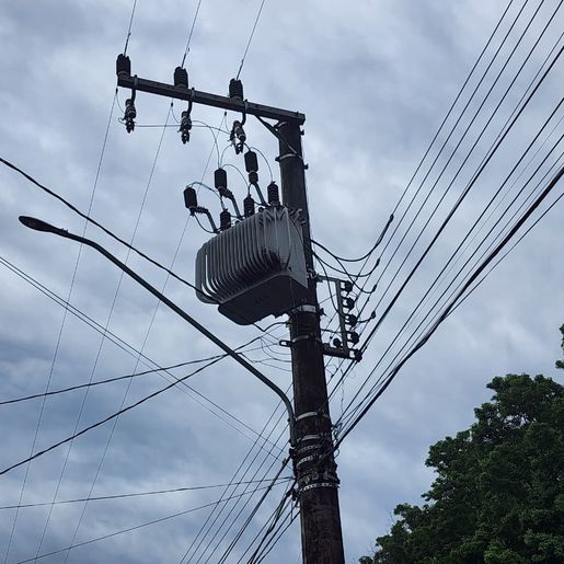 Vendaval deixa 90% da região de Itapiranga sem energia elétrica