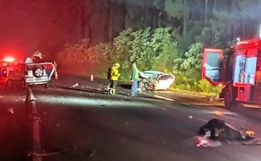 Duas pessoas morrem em acidente de trânsito na BR 282