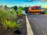 Ocupantes abandonam veículo após capotamento na SC-492 em Bandeirante 