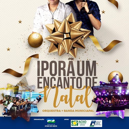 Live Natalina será realizada neste sábado em Iporã do Oeste