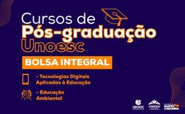 Unoesc abre Processo Seletivo para concessão de bolsas de estudo 