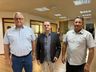 Candidatos a prefeito de Romelândia chegam para debate na Peperi