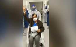VÍDEO: Paciente recebe alta e emociona com depoimento em Chapecó