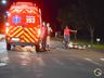 Motociclista fica ferido após colisão com carro em SMOeste