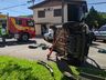 Capotamento de veículo deixa idosos feridos em Quilombo