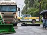 Veja quais rodovias e trechos estão bloqueados em Santa Catarina nesta segunda-feira