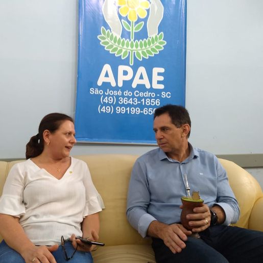  Deputado estadual confirma emenda de R$ 100 mil para a Apae de SJCedro