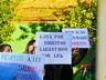 Servidores Públicos Municipais fazem protesto em frente a prefeitura