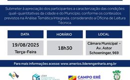 Campo Erê discute plano diretor em nova audiência pública 
